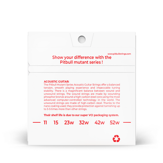 Pitbull Strings 「變種系列」木吉他6弦 11/52