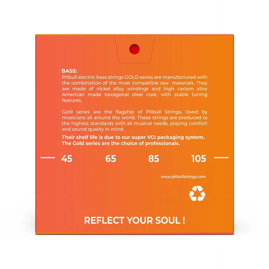 Pitbull Strings 「黃金系列」電貝斯4弦 45/105