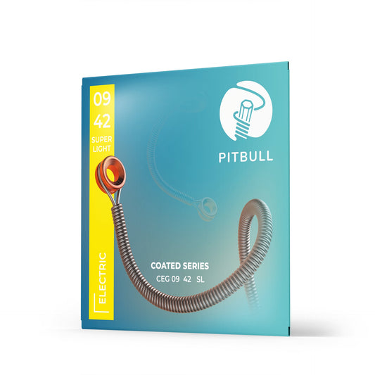 Pitbull Strings「防錆コーティング」エレキギター 6弦 09/42