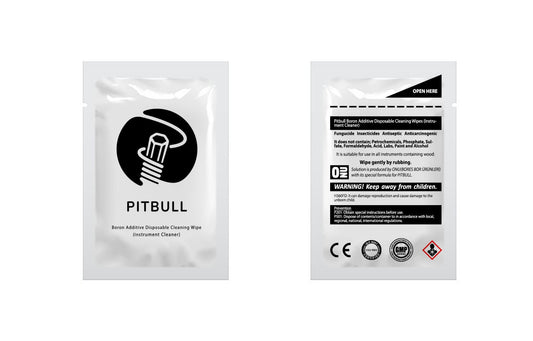 Pitbull Strings 濕紙巾樂器清潔布 (一組6包)