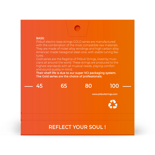 Pitbull Strings 「黃金系列」電貝斯4弦 45/100