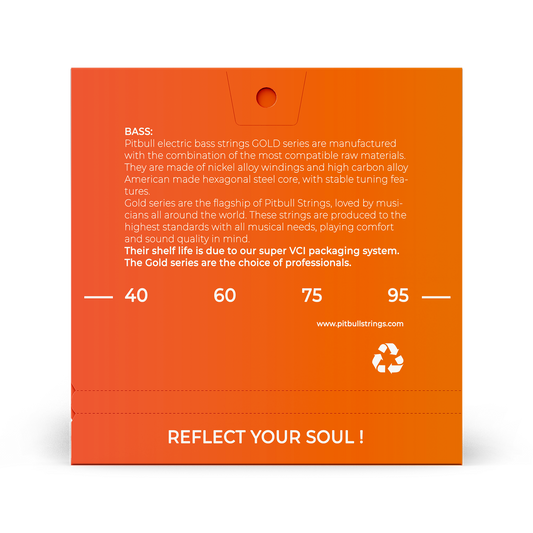 Pitbull Strings 「黃金系列」電貝斯4弦 40/95