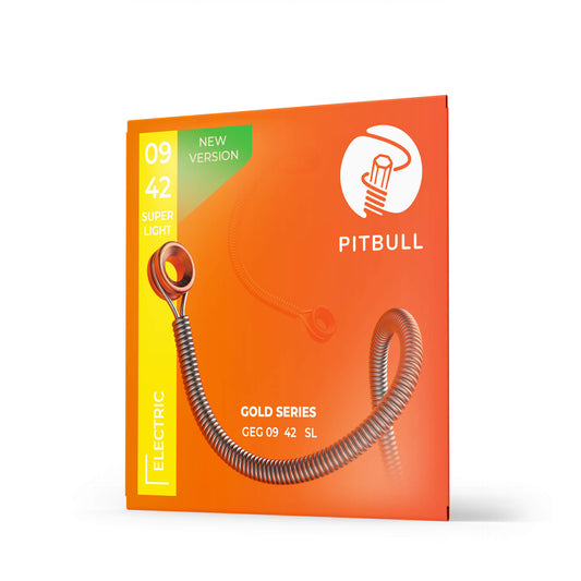 Pitbull Strings "Gold Series" Electric Guitar 6 Strings 09/42