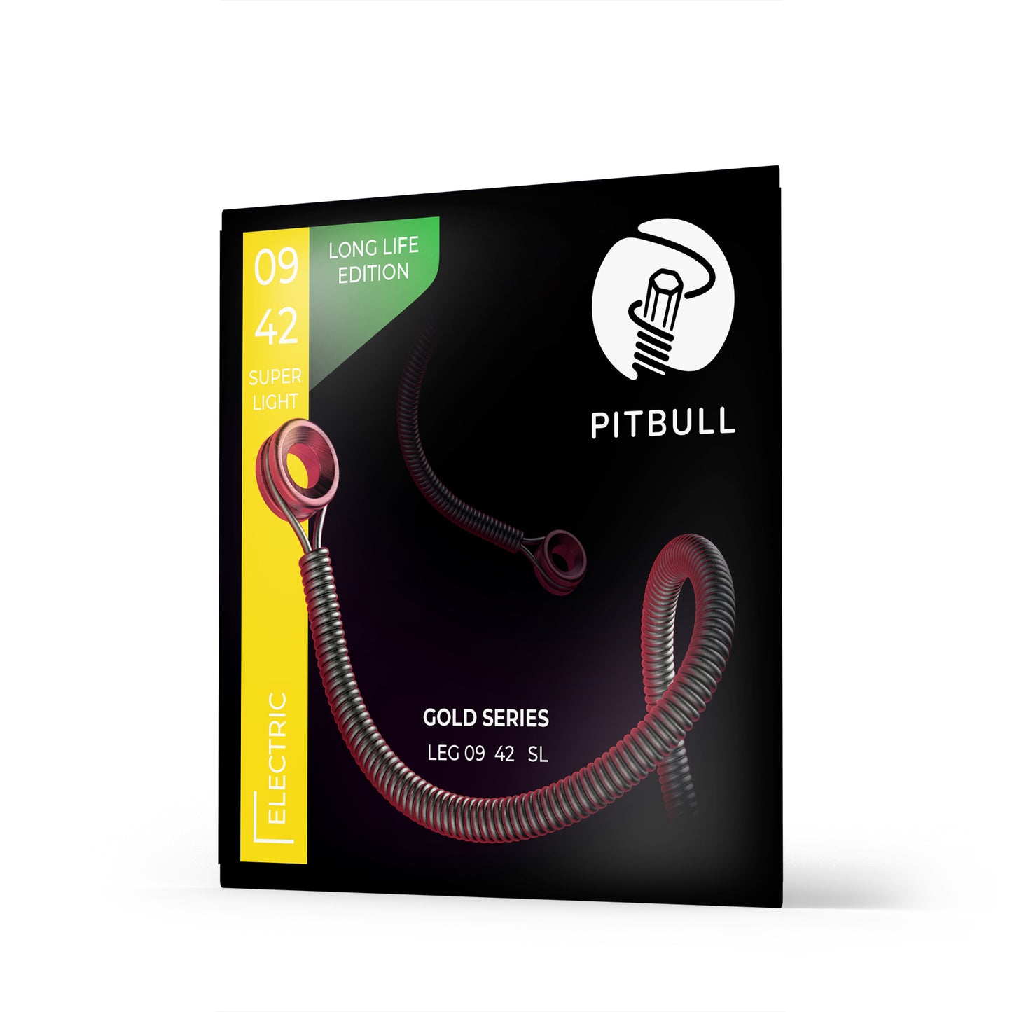 Pitbull Strings "Long Life Series" Rust-resistant Electric Guitar 6-String 09/42