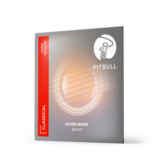 ピットブル弦「シルバーシリーズ」クラシックギター6弦ハードテンション
