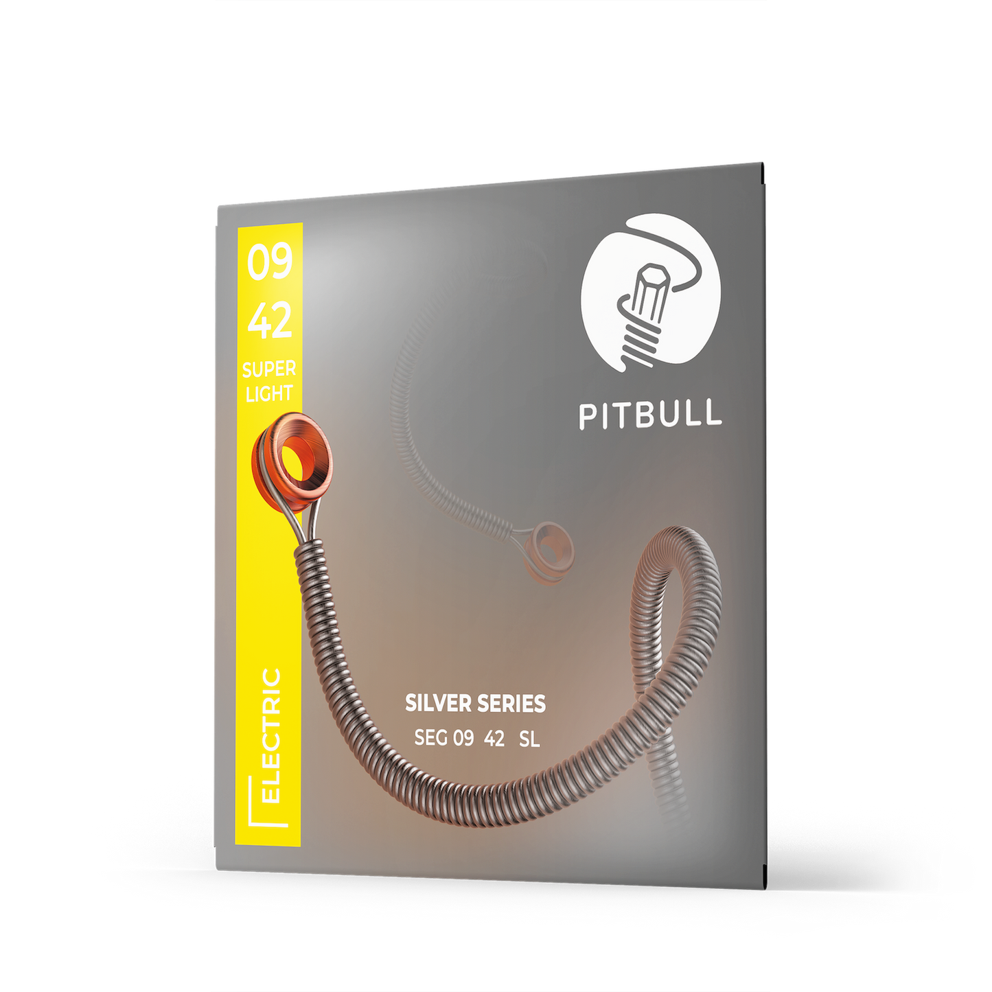 Pitbull Strings "Silver Series" Electric Guitar 6 Strings 09/42
