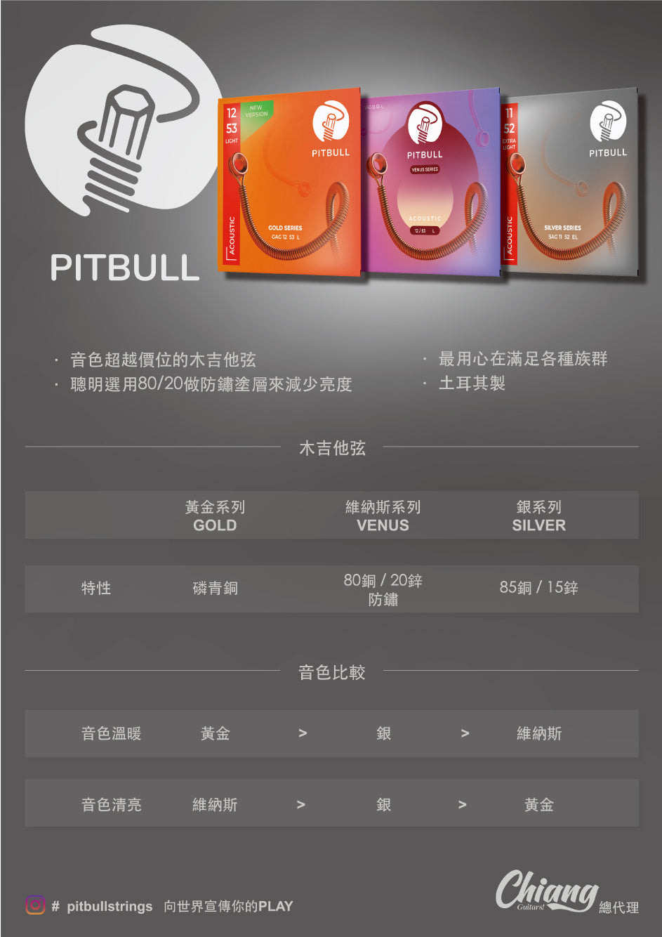 Pitbull Strings「Venusシリーズ」アコースティックギター 6弦 11/52